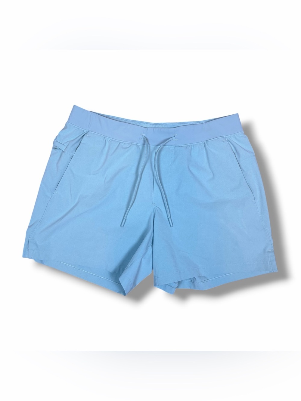 Lululemon Zeroed In Short Linerless Light Blue Athletic Gym Shorts 5”